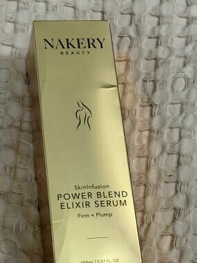 Nakery Beauty SkinInfusion Power Blend Elixir Serum New Never Used